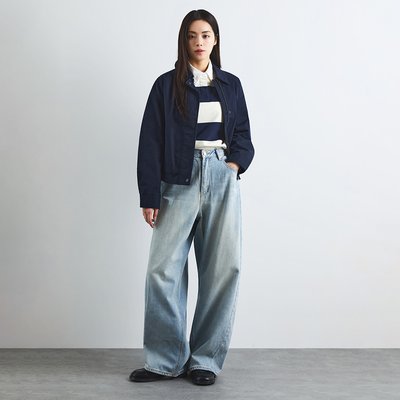 [N배송] 스파오 여성 벌룬 와이드 진 SPTJG23G53