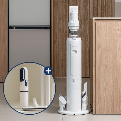클래파 520W 엘리트타워 Pro 자동먼지비움 무선청소기 차이슨 + 미니청소기