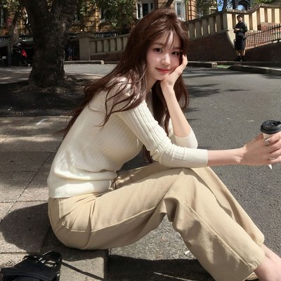 스트레이트 컬러 소프트 코튼 팬츠 ps5649