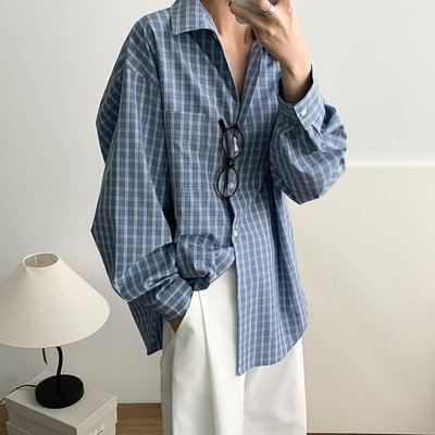 바진 셔츠 오버핏 루즈핏 봄 코튼 컬러 남방 웨어링무드 (3c)