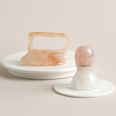 무탈 두피 바디 괄사 세트 머리 승모근 마사지 림프순환 지압 마사지기