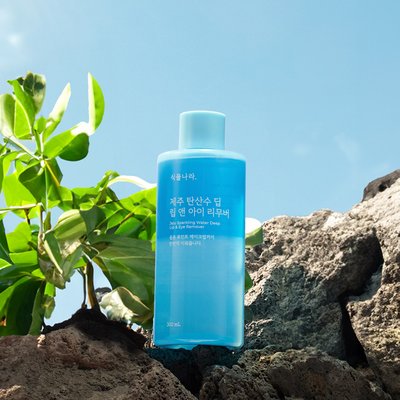 식물나라 제주 탄산수 딥 립앤아이 메이크업 리무버 300ml, 1개