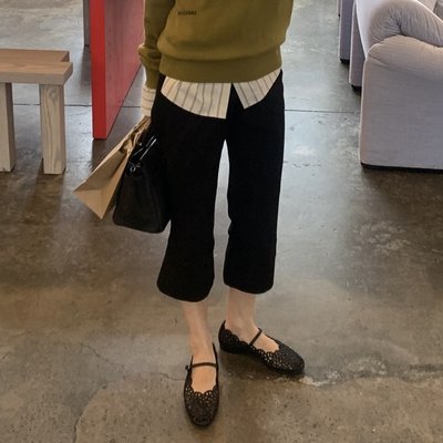 언더슨 베니드 팬츠 카프리팬츠 슬림핏 7부 슬랙스 (2c)