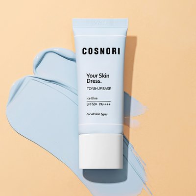 코스노리 유어 스킨 드레스 톤업 베이스 (SPF 50+, PA++++) 아이스 블루, 35ml