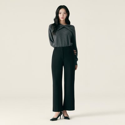 [N배송] 로엠 올데이슬랙스 헤비기모 사방스판 스트레이트 밴딩슬랙스 RMTWG11R12