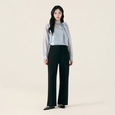 [N배송] 로엠 올데이슬랙스 사방스판 스트레이트 밴딩 슬랙스 기본ver RMTWG23R14