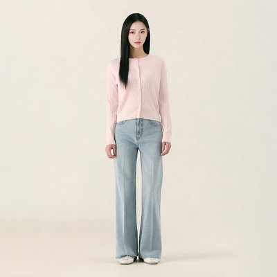 [N배송] 로엠 플레어핏 데님 팬츠 RMTJG24G14