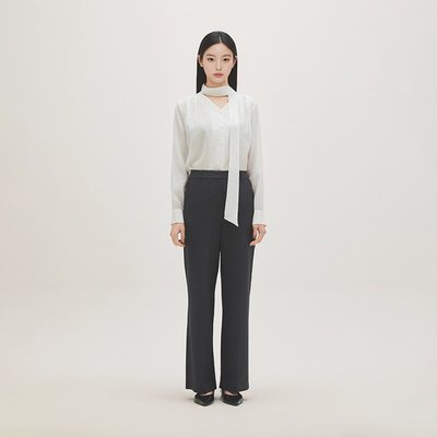 로엠 린넨라이크 세미와이드 슬랙스 RMTWG24R11