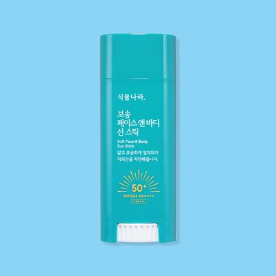 식물나라 보송 페이스 앤 바디 선스틱 30g, SPF50+ PA++++