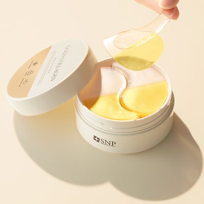 [2개+추가5%포인트] Snp 골드콜라겐&글루타치온 듀얼 패치 마스크팩 60매, 2개