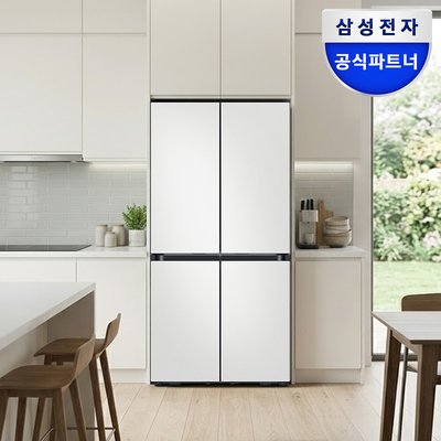 최대혜택가211만 삼성 비스포크 Ai 키친핏 냉장고 4도어 RM70F63R2A 코타화이트