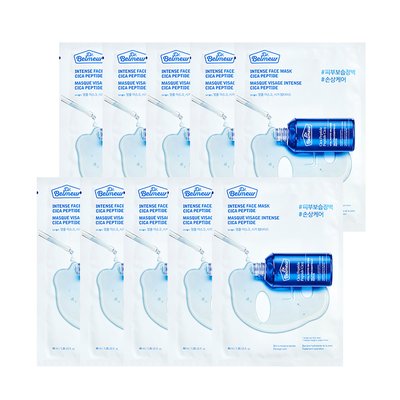 [네이버 단독]더페이스샵 닥터벨머 앰플마스크 시카 펩타이드 40 mL 10개