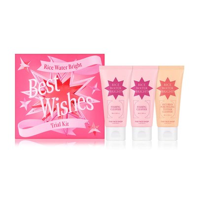[체험딜]더페이스샵 미감수 브라이트 미니 클렌징 3종 키트 (브라이트 클렌징 폼 60mL 2개+브라이트 모공 필링 클렌저 60g)