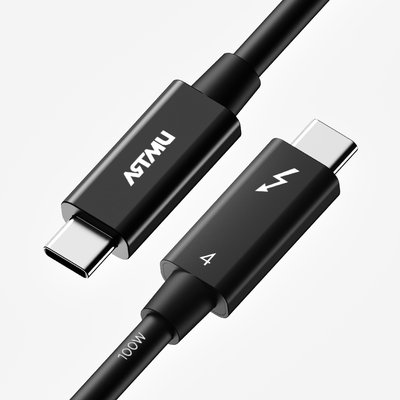 인텔 인증 썬더볼트4 100W 40Gbps 케이블 2m, 1개