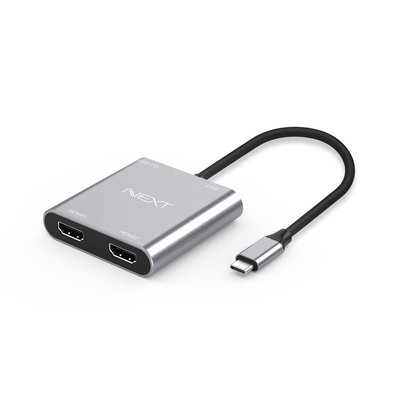 TYPE-C to 듀얼 HDMI UHD 4K 디스플레이 컨버터 변환기 NEXT 2251TCH