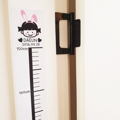 키재기 스티커 / 어린이 키 남자아기 투명 40cm~150cm