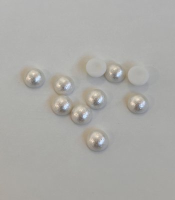 (10,20개)국산 12mm 주름 반진주 파츠 호마이카 장식 P00000009