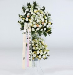 세종 세종시 근조 2단 오브제